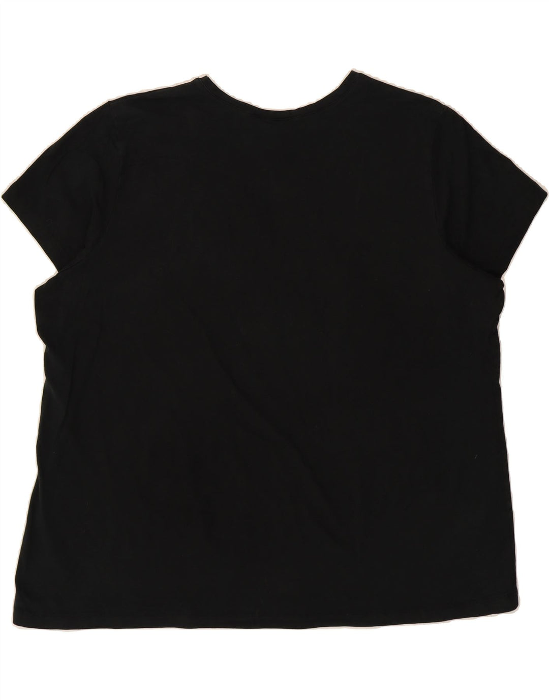 MOSSIMO Womens Stretch T-Shirt Top UK 20 2XL Black Cotton Vintage Mossimo and Second-Hand Mossimo from Messina Hembry 