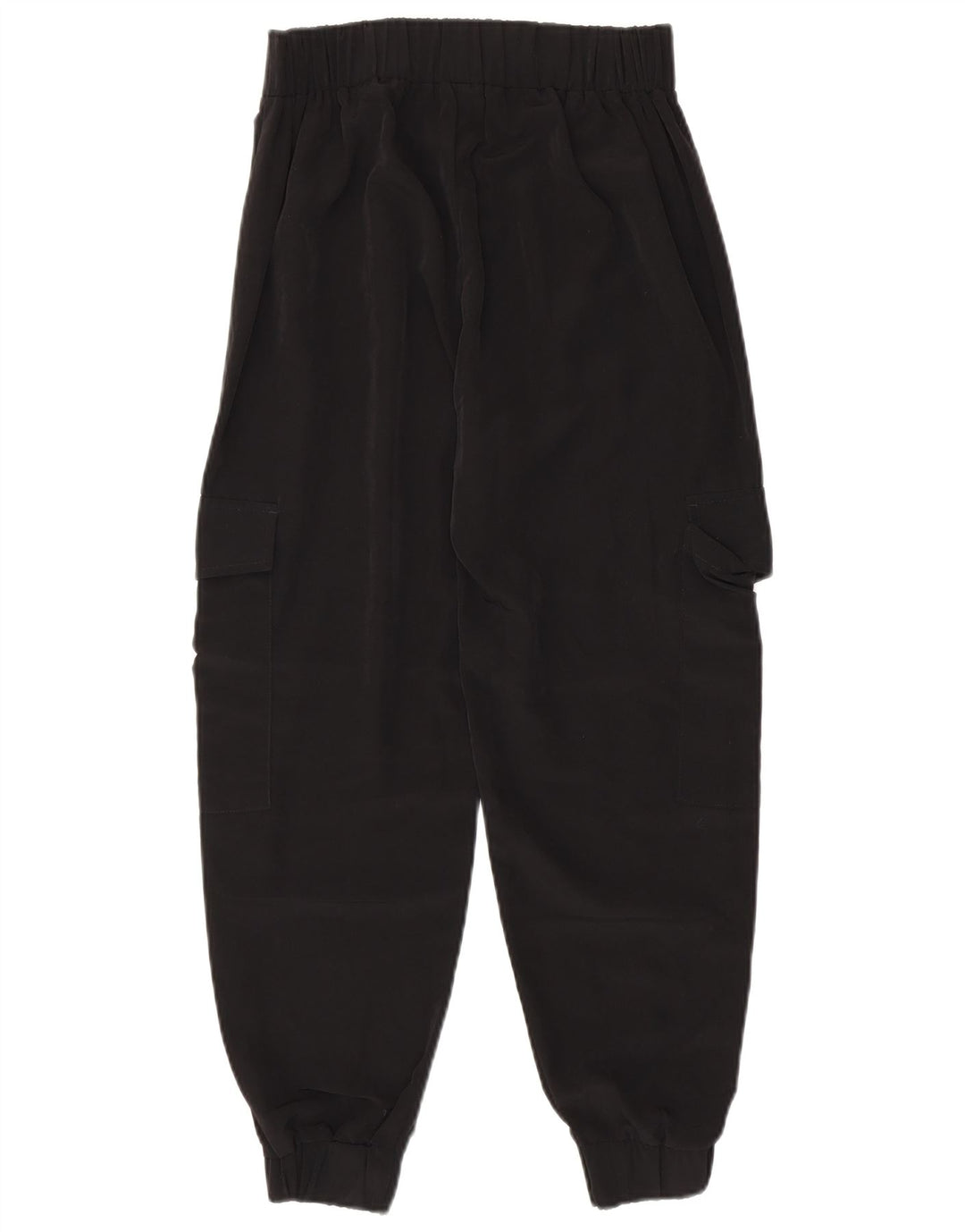 Zara Pantalon Cargo Joggers Femme XS W24 L25 Noir Polyester