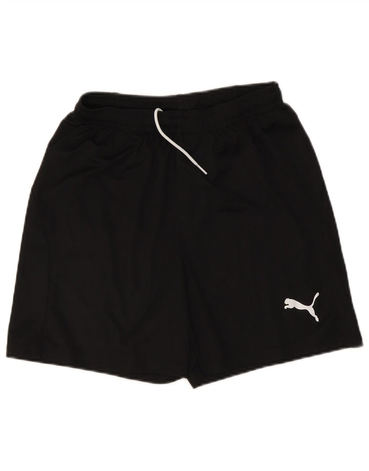 Puma Short de Sport Garçon 15-16 ans Noir Polyester