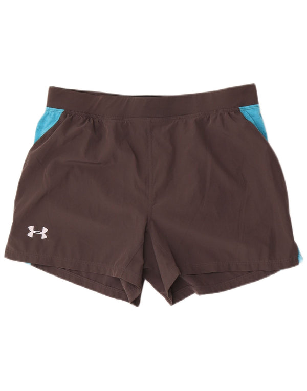 Under Armour Short de Sport Heat Gear XL Homme Gris Colorblock