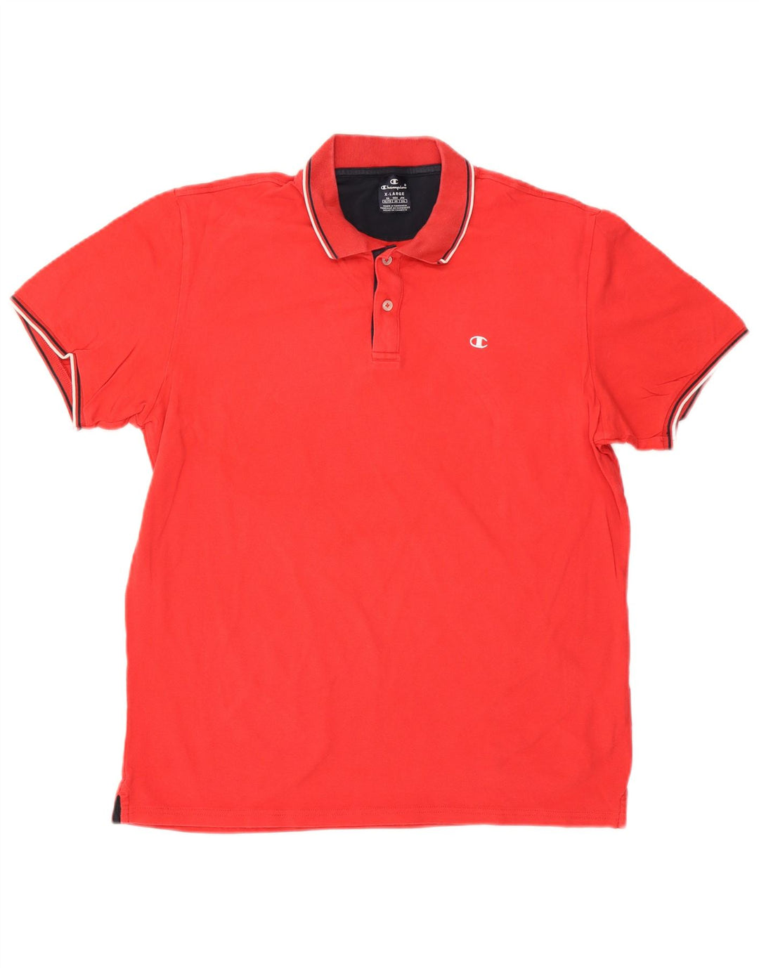 CHAMPION Polo Homme XL Rouge Coton