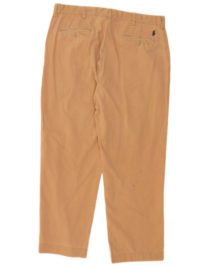Polo Ralph Lauren Pantalon chino droit pour homme W38 L30 Beige Coton Classique