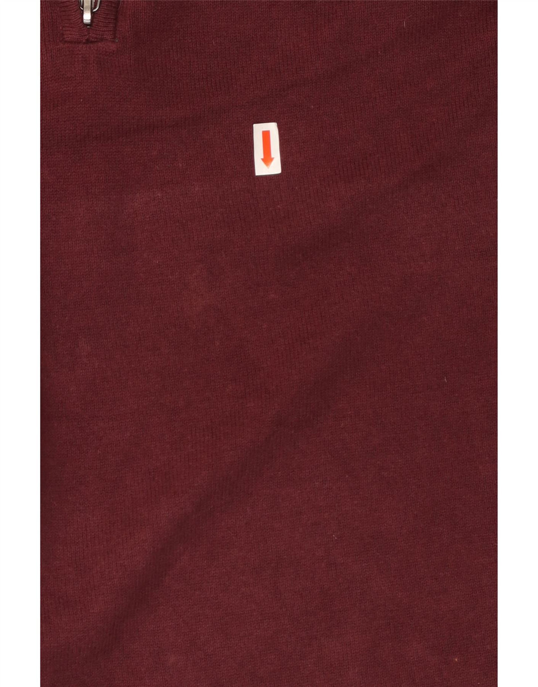 IZOD Pull Col Zippé Homme Marron Moyen