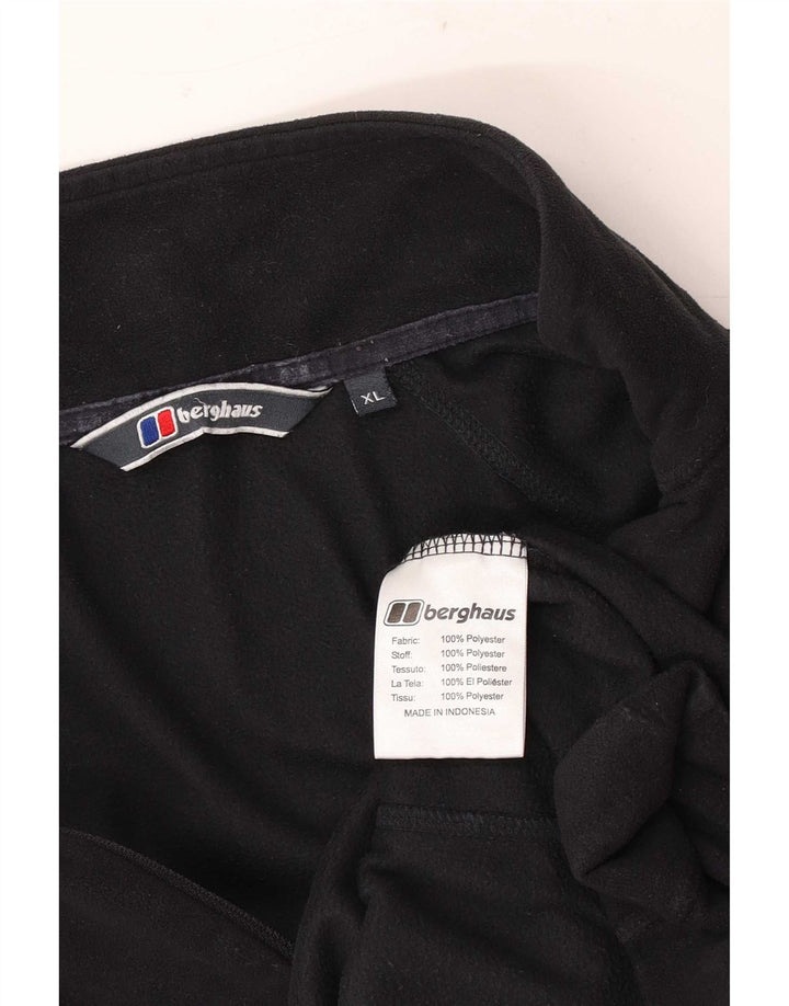 Berghaus Pull Polaire Col Zippé Homme XL Noir Polyester