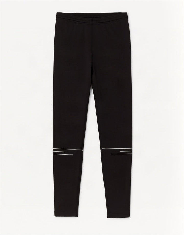 Adidas Climalite Leggings UK 10 Petit Bleu Marine Polyester