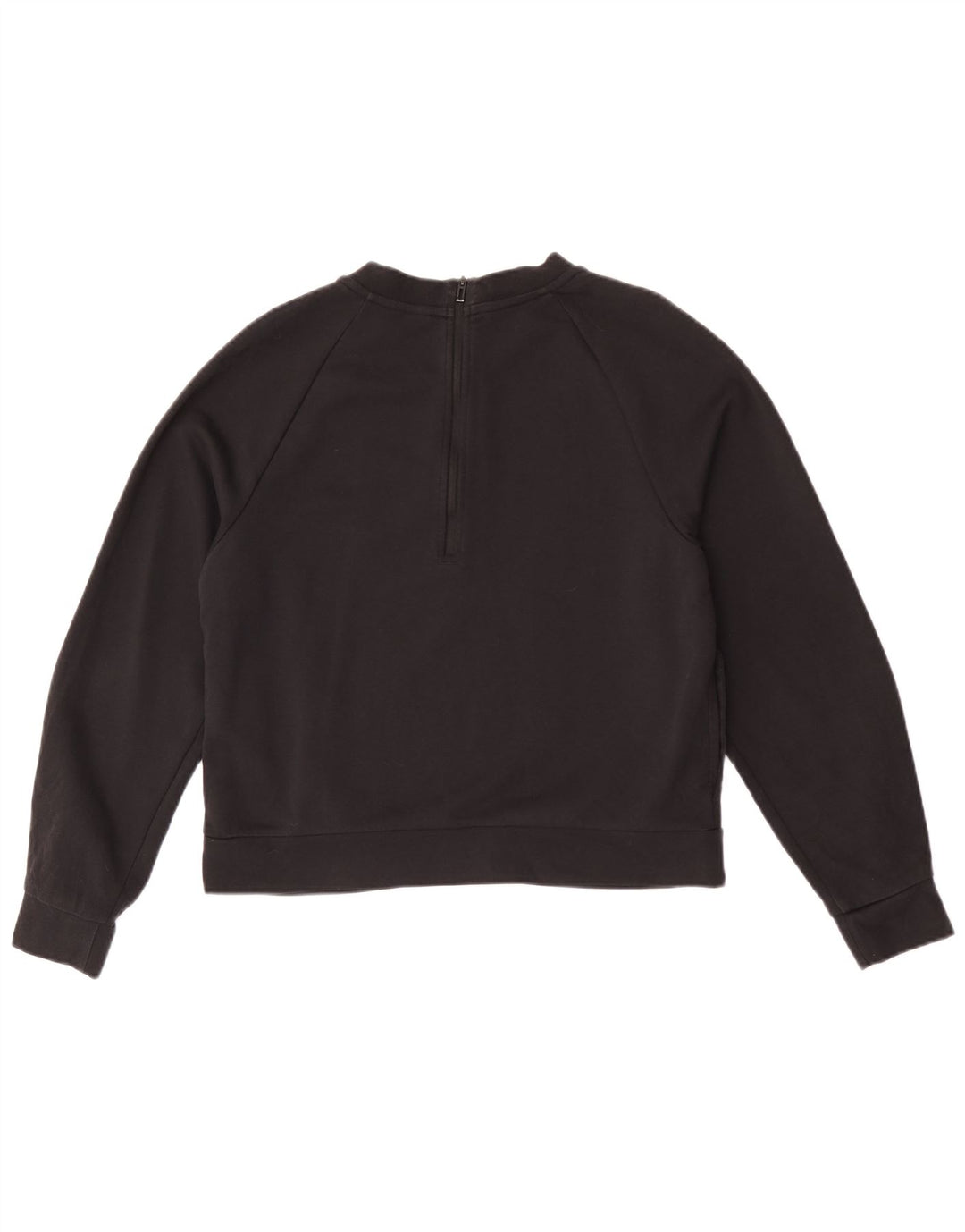 Adidas Sweat-shirt surdimensionné graphique pour femme UK 10 Petit Noir