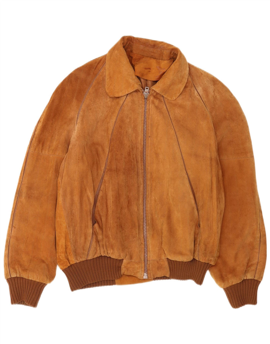 Zanella Veste bombardier en daim pour homme IT 50 Large Marron