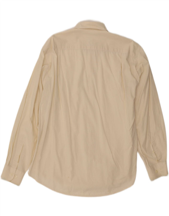 YORN Mens Shirt Size 41 Large Off White Cotton Vintage Yorn and Second-Hand Yorn from Messina Hembry 