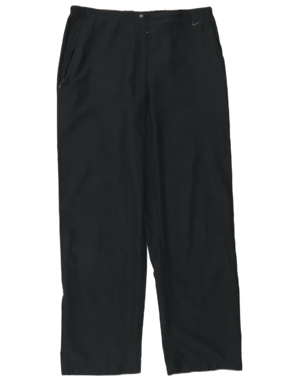 Nike Pantalon droit pour femme UK 16/18 Large W34 L30 Bleu marine