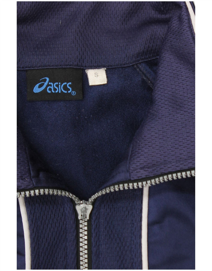 Asics Veste de survêtement pour homme Petit Bleu marine