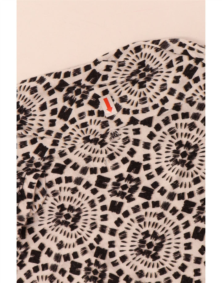 MICHAEL KORS Robe trapèze sans manches pour femme UK 18 XL Rayonne florale noire