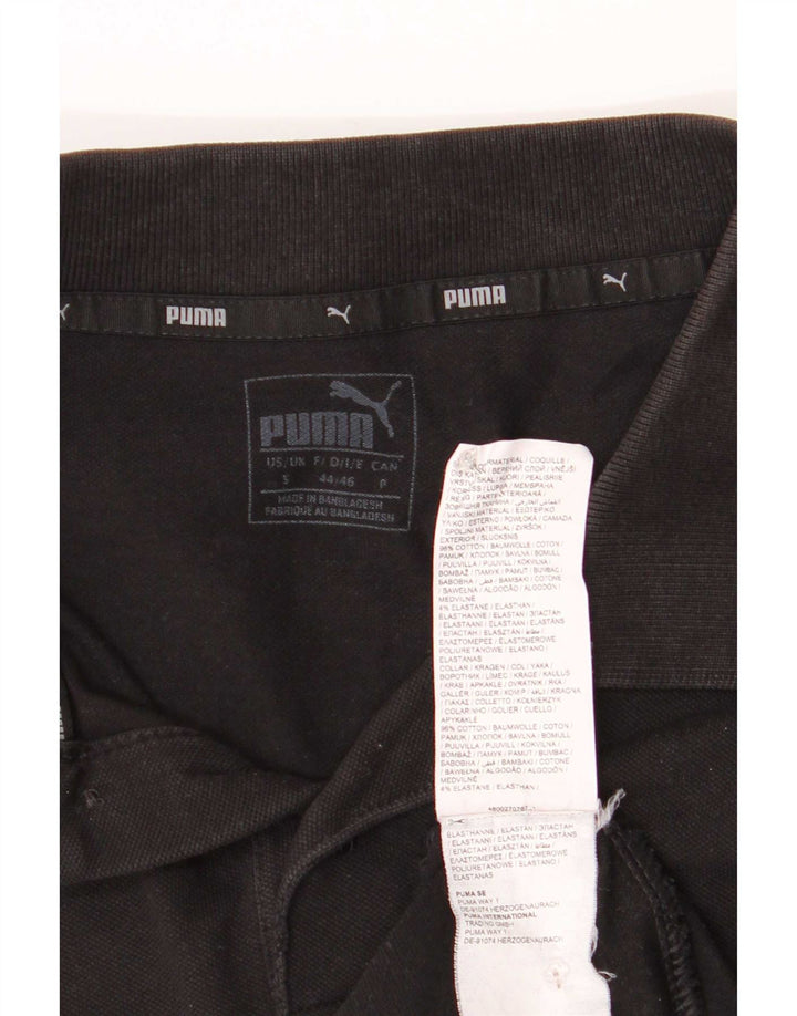 Puma Polo Homme Petit Noir Coton
