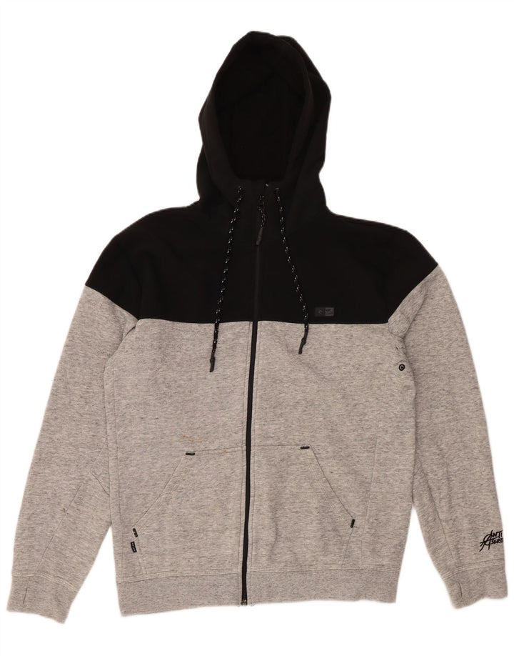 RIP CURL Pull à Capuche Zippé Homme Gris Moyen Colourblock