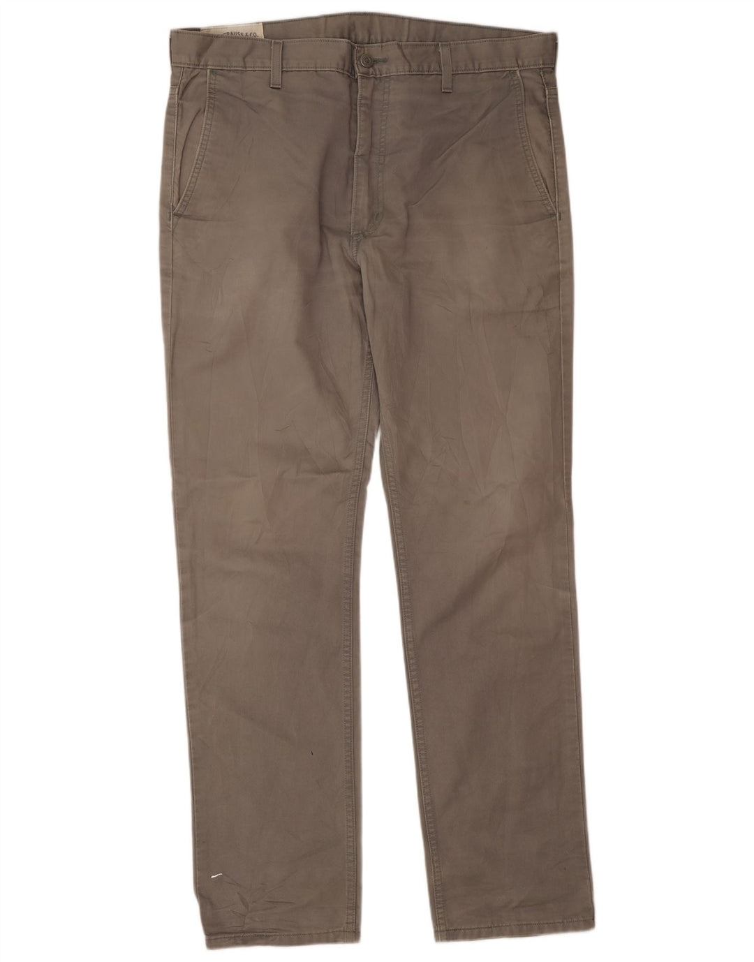 Levi's Pantalon Chino Regular Homme W36 L32 Gris Coton