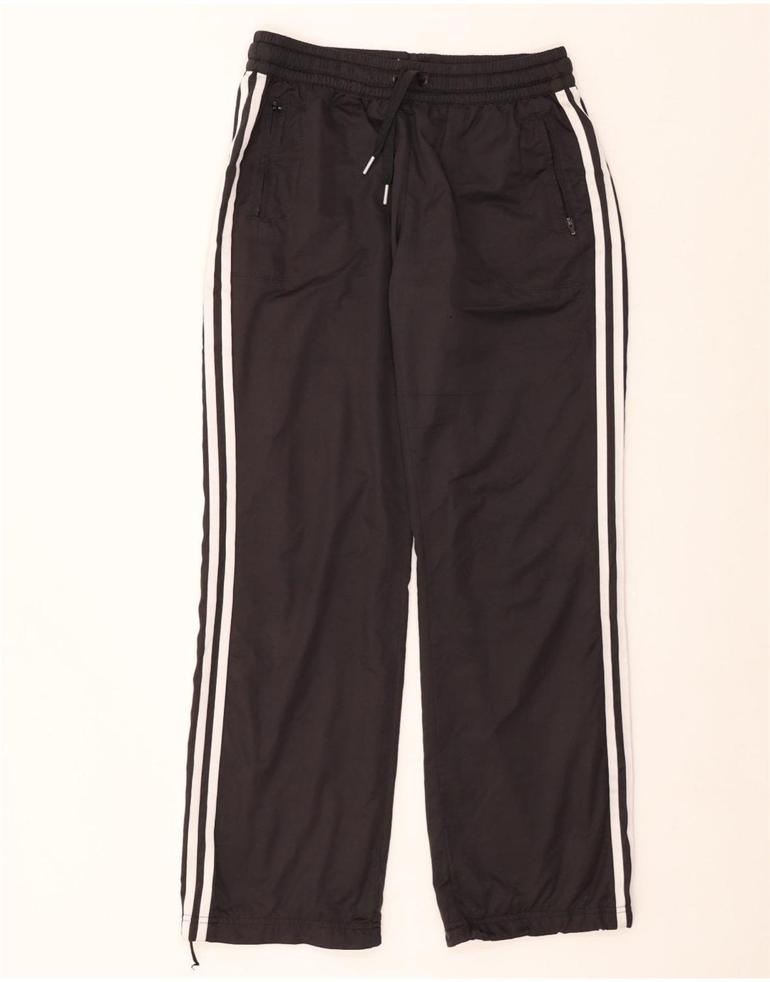 ADIDAS Pantalon de survêtement Climalite pour femme UK 12 Medium Noir Polyester