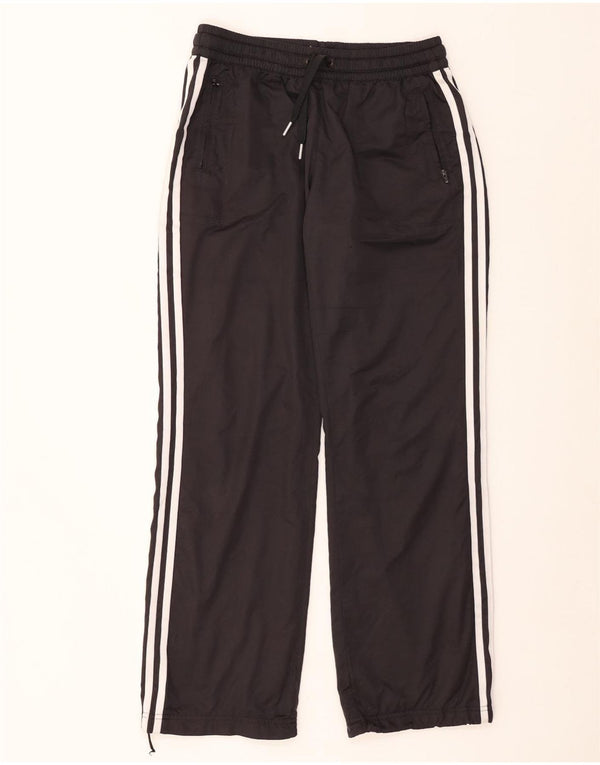 ADIDAS Pantalon de survêtement Climalite pour femme UK 12 Medium Noir Polyester