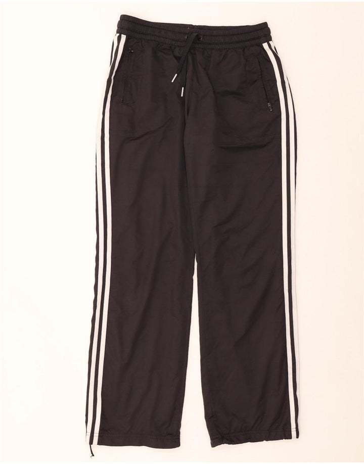 ADIDAS Pantalon de survêtement Climalite pour femme UK 12 Medium Noir Polyester