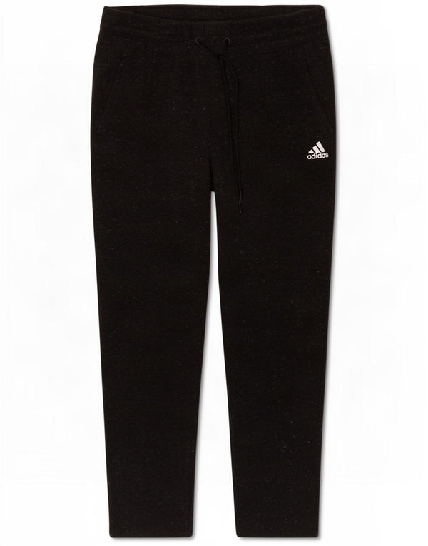Adidas Pantalon de survêtement court pour femme UK 8/10 Petit coton moucheté noir