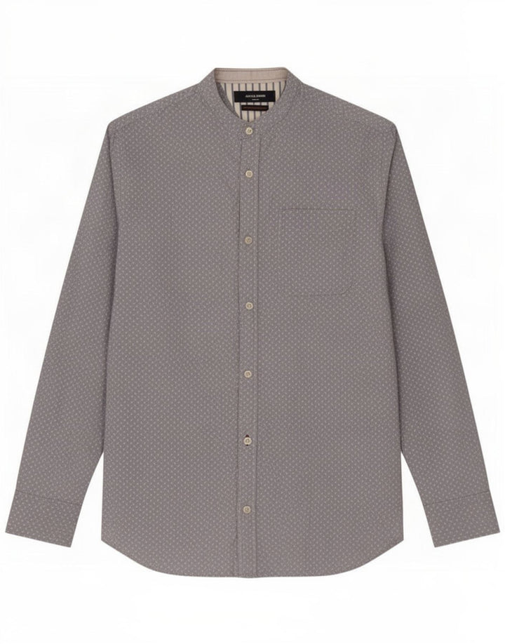 Jack & Jones Chemise Homme Bleu Moyen En Coton À Pois