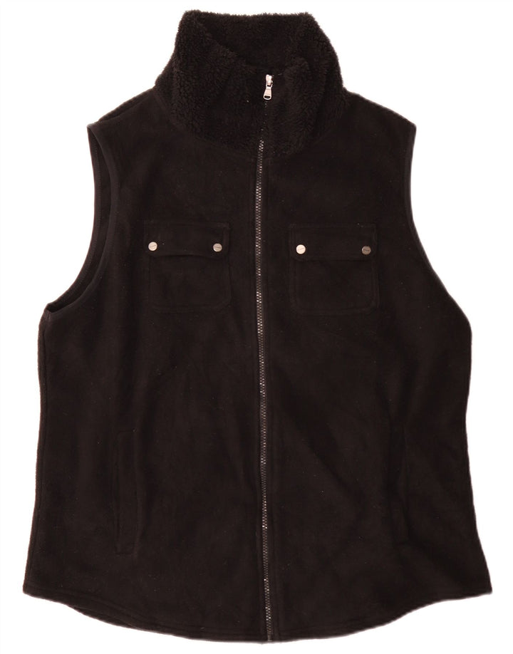 Chaps Gilet Polaire Femme UK 18 XL Noir Polyester