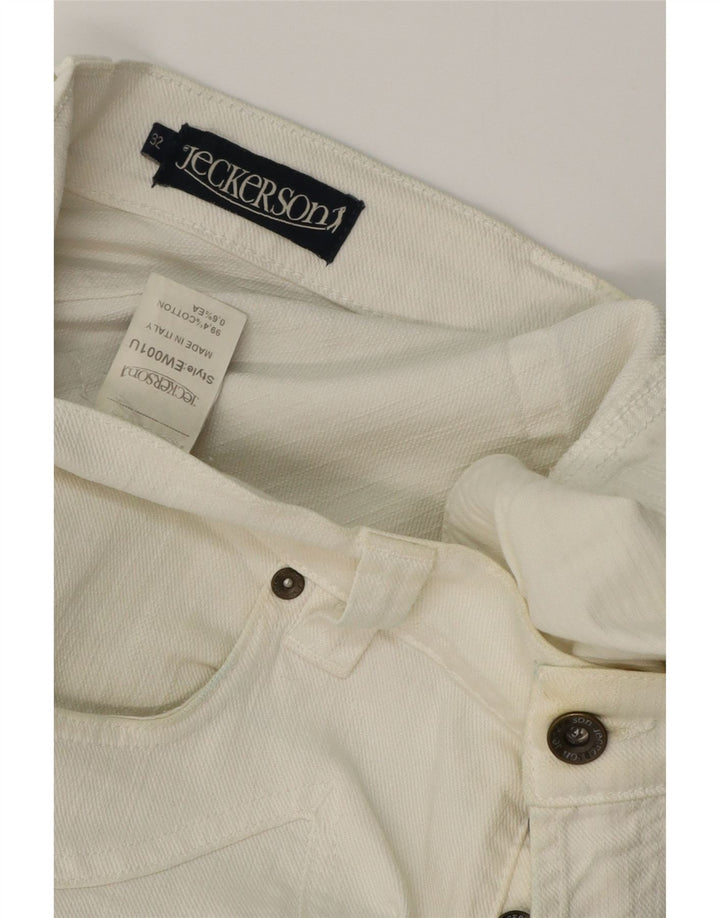 JECKERSON Jean droit homme W32 L32 coton blanc