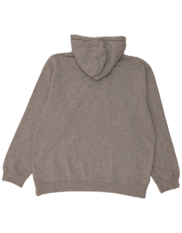 Billabong Pull à capuche graphique pour homme en coton moucheté gris grand