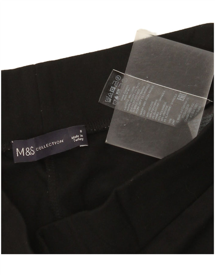 Marks & Spencer Leggings Femme UK 8 Small Viscose Colorblock Noir