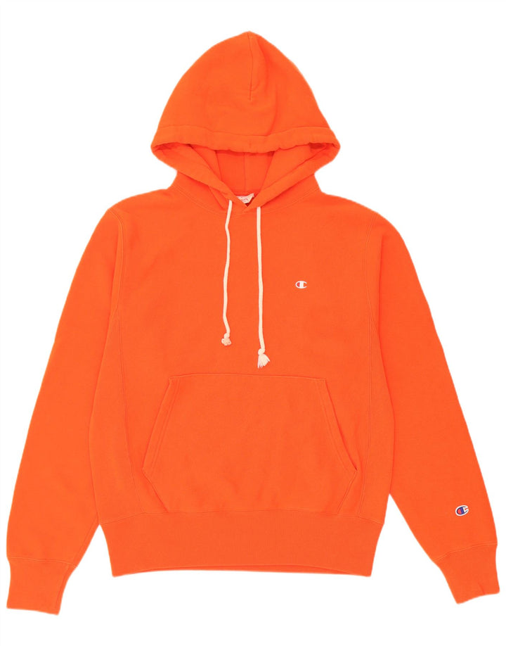 Champion Pull à capuche pour homme Petit coton orange