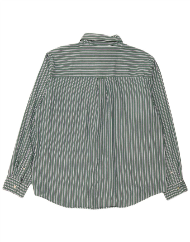 Chaps Chemise Homme XL Vert Rayé Coton