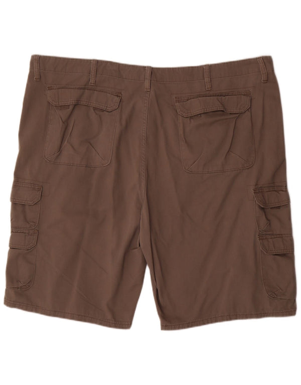 Wrangler Short cargo pour homme W46 3XL en coton marron