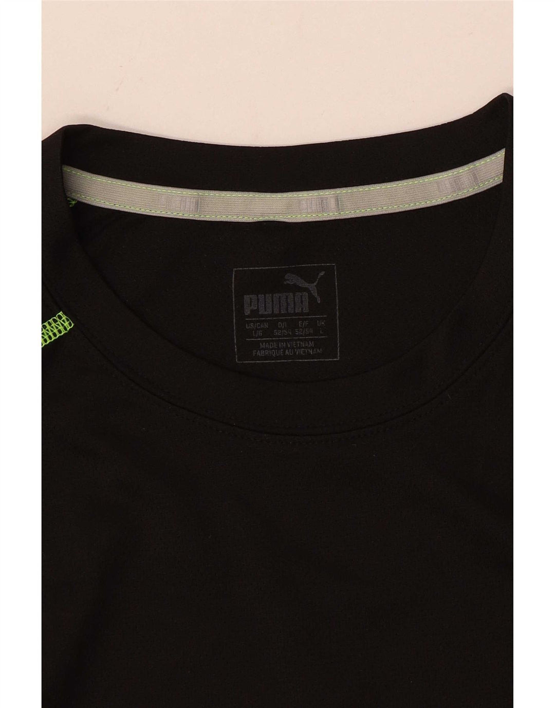 Puma Haut à manches longues pour homme Large Noir Colourblock