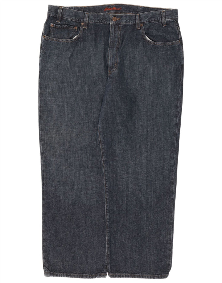Eddie Bauer Jean droit homme W40 L30 bleu coton