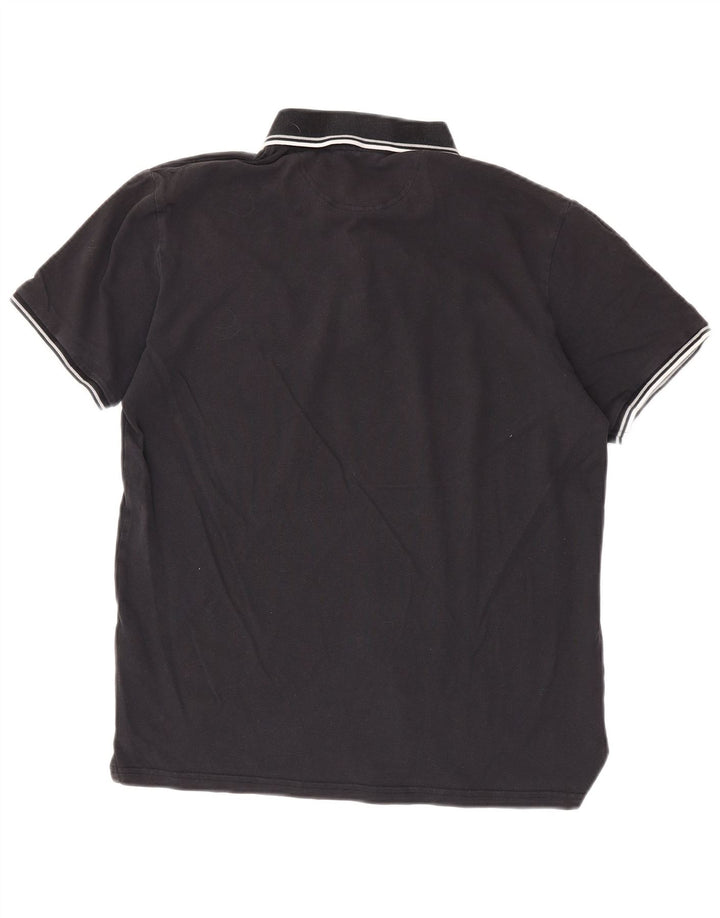 Champion Polo Homme Bleu Marine Moyen Rayé Coton