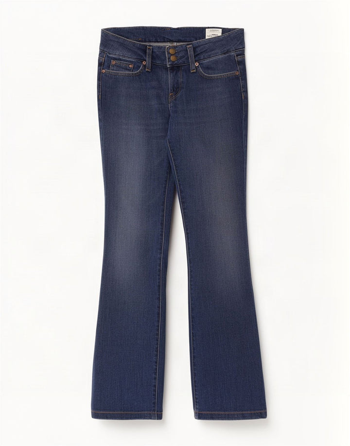 Lee Jean Bootcut Corail Femme W27 L33 Bleu Coton