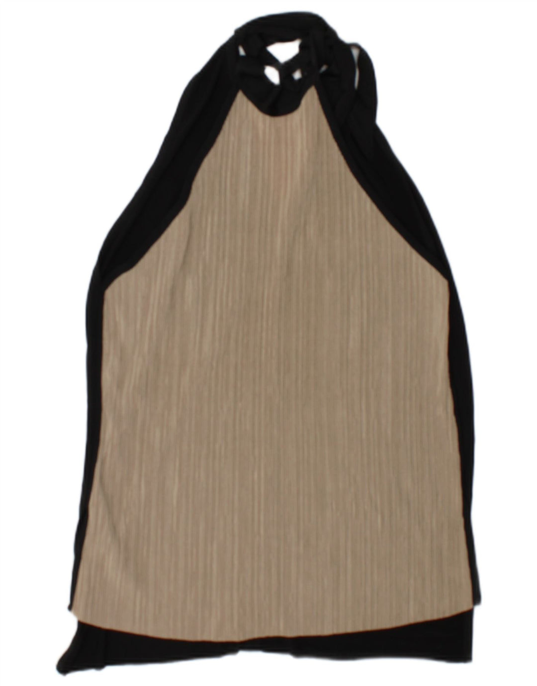 Zara Haut dos nu pour femme UK 44 Beige moyen Colourblock