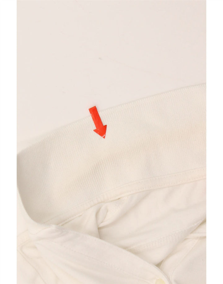 Puma Polo Femme UK 12 Coton Blanc Moyen
