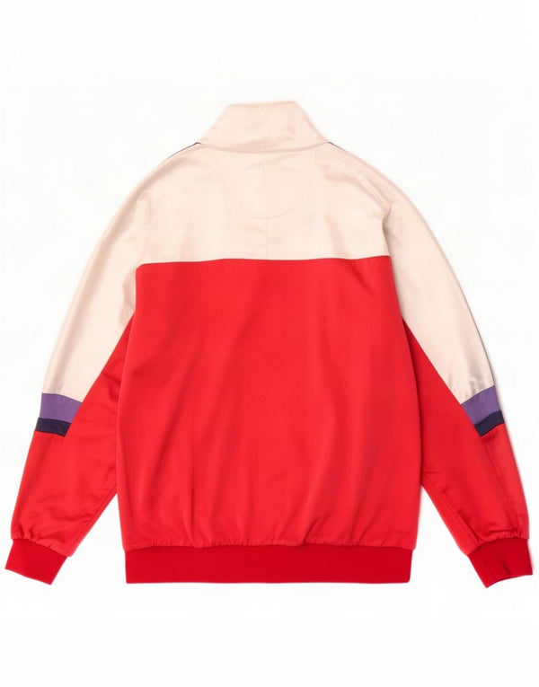 Veste de survêtement graphique Asics pour hommes IT 54 XL Colorblock rouge