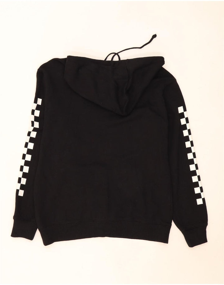 Vans Pull à capuche graphique en coton géométrique noir moyen pour homme