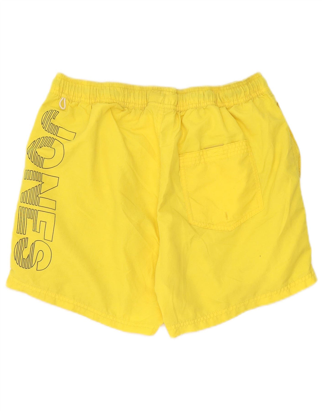 Jack & Jones Short de Bain Graphique Homme Large Jaune Polyester