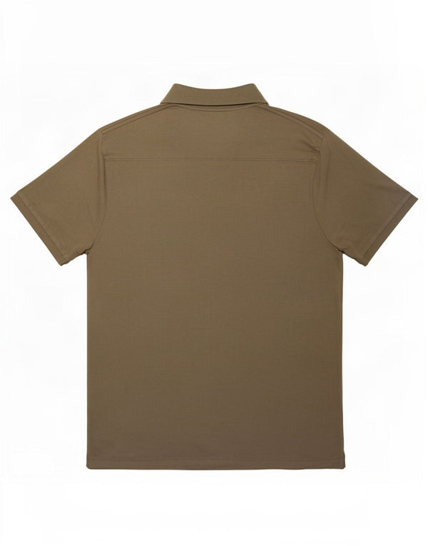 French Connection Mens Polo Shirt XL Khaki Cotton