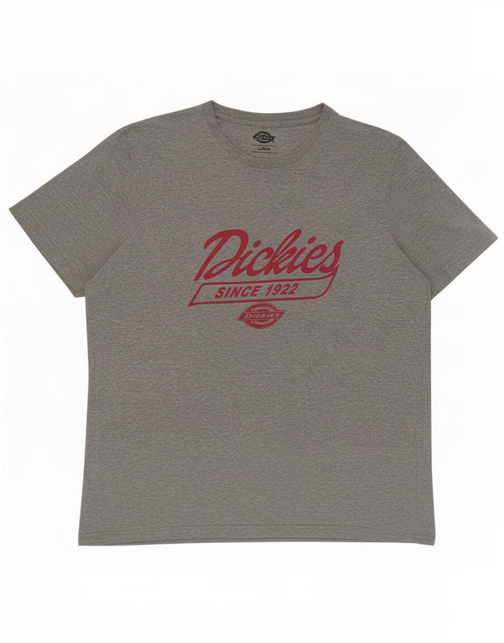 Dickies T-Shirt Graphique Homme Grand Gris Coton