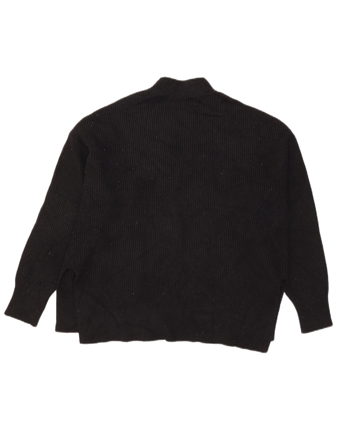 Zara Cardigan surdimensionné pour femme UK 14 Noir moyen