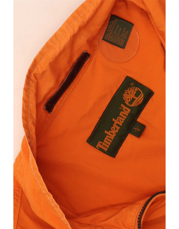 Timberland Veste Bomber Homme UK 40 Grand Coton Orange