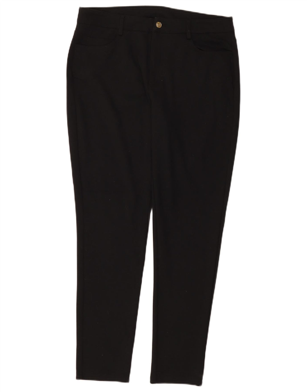 MICHAEL KORS Pantalon décontracté slim pour femme US 12 Large W32 L30 Noir