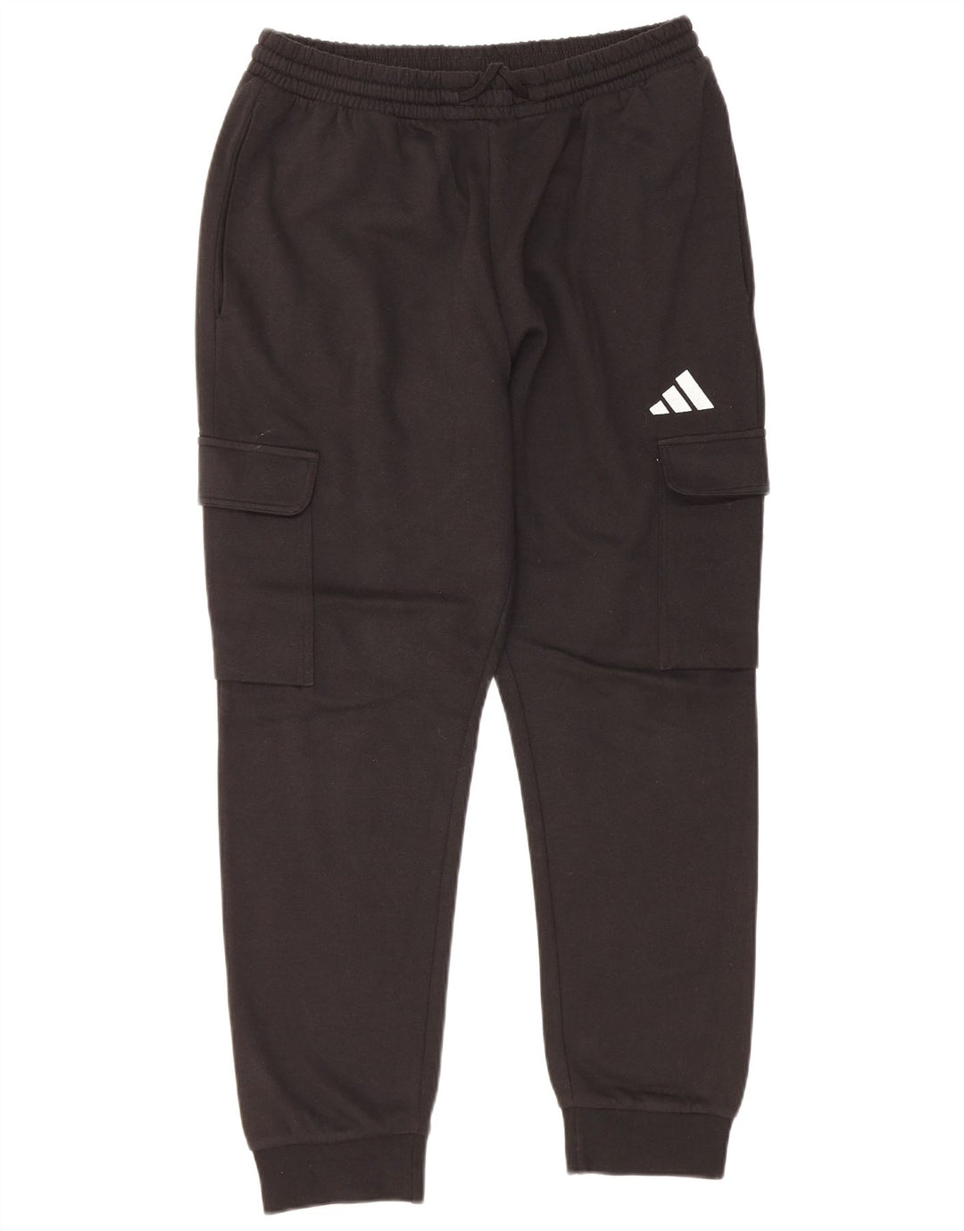 Adidas Pantalon de survêtement cargo pour homme en coton noir moyen