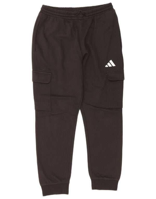 Adidas Pantalon de survêtement cargo pour homme en coton noir moyen