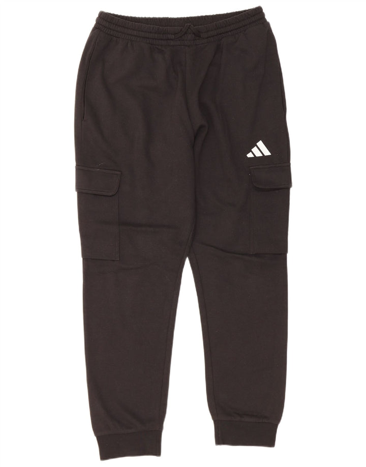 Adidas Pantalon de survêtement cargo pour homme en coton noir moyen