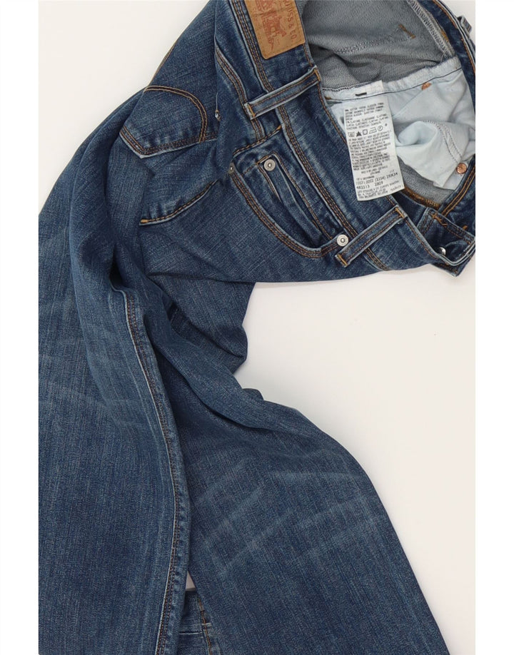 LEVI'S Womens 571 Slim Jeans W29 L31 Blue Cotton Vintage Levi's and Second-Hand Levi's from Messina Hembry 