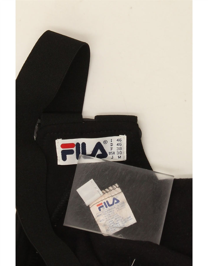 Fila Pantalon de ski pour femme Graphic Dungarees IT 46 Large Noir Polyamide