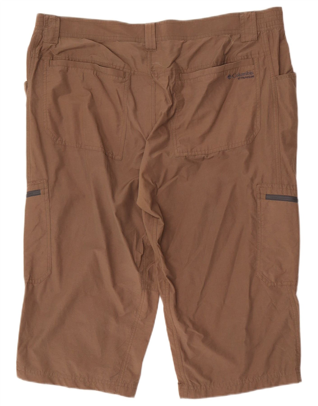 Columbia Short Cargo Titanium Homme XL W40 Marron Coton
